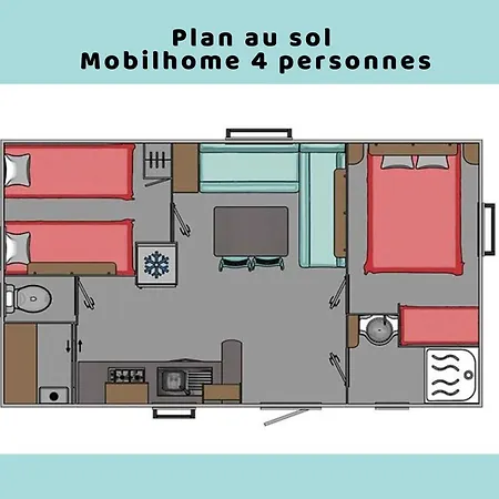 Prázdninový dům Mobil-home Ensoleille Pour 4 Proche Europa-park